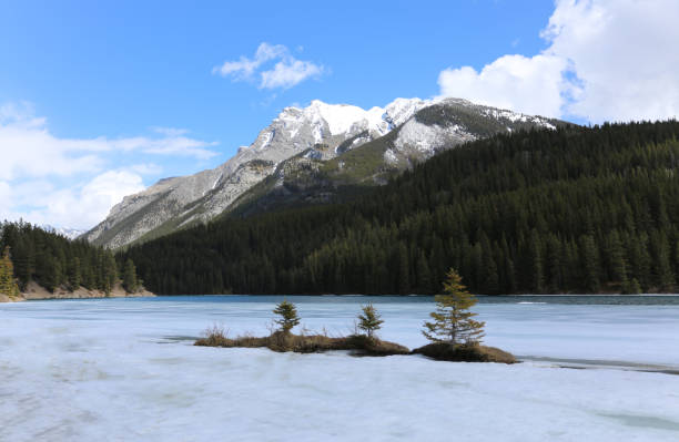 istock Two Jack Lake in Banff National Park 1220026092