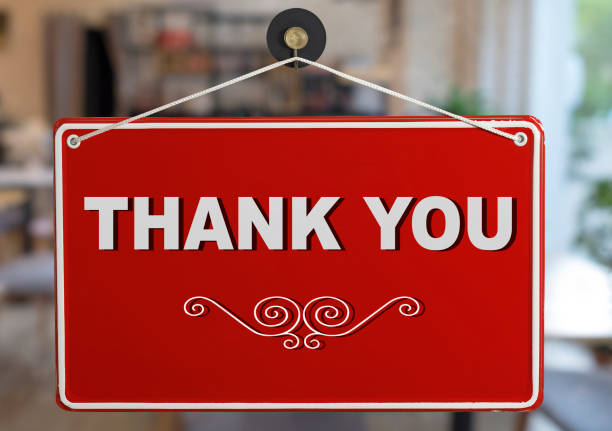istock Thank You Message On Cafe Open / Close Banner. 1220026746