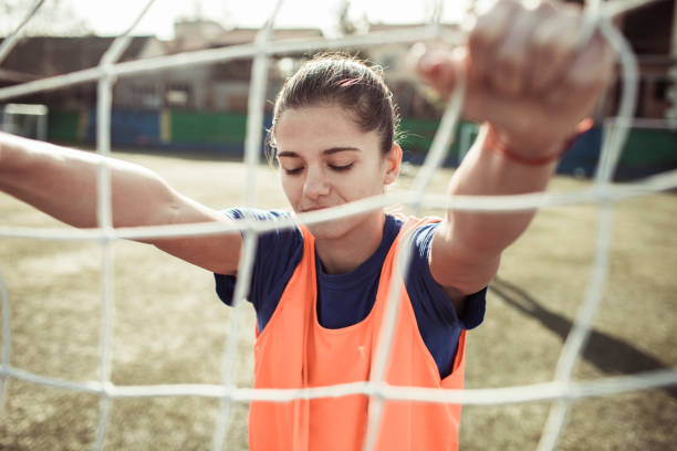 istock Female Soccer Player 1220036134