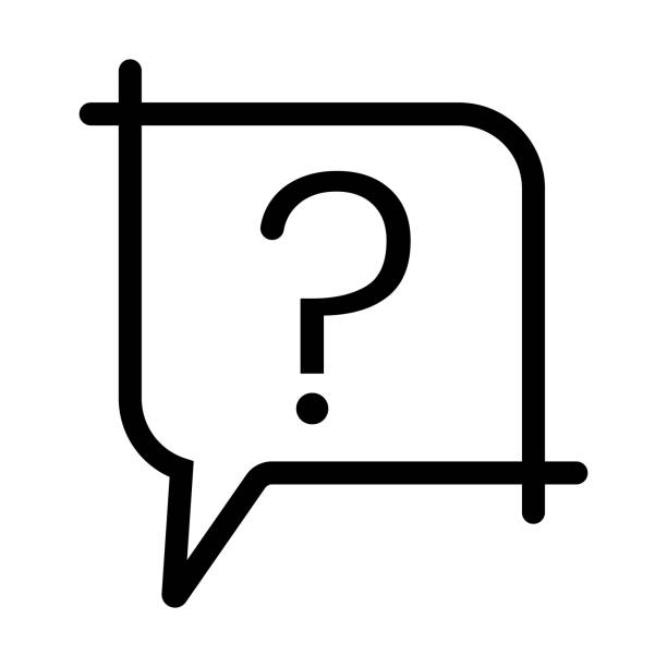 illustrations, cliparts, dessins animés et icônes de posez une question ou faites une icône plate vectorielle de demande sur un fond transparent - question mark asking symbol interface icons
