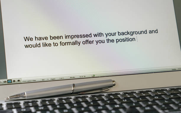 istock Letter of job offer 1220058107