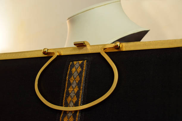 istock bag Elegant and expensive gold bag As accessories 1220058879