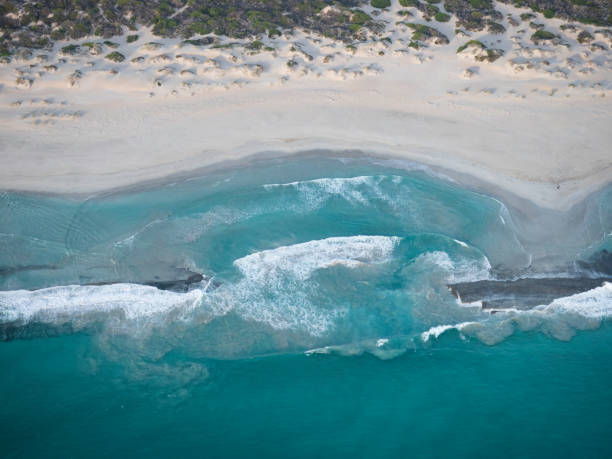 istock Aerial photo over remote Australian Coastline 1220059564