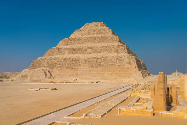 istock Djoser or Step Pyramid the first pyramid built in Egypt, Saqqara, Egypt 1220065566