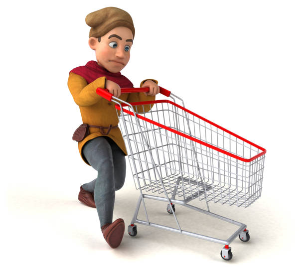 istock 3D Illustration of a medieval historical character 1220065699