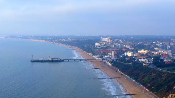 istock Bournemouth beach and pier in England 1220068113