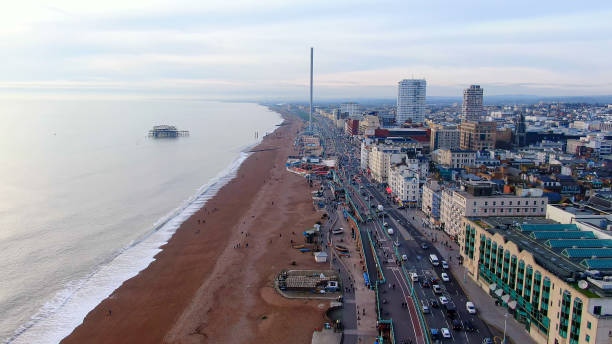 istock Brighton Pier in England - aerial view 1220072916
