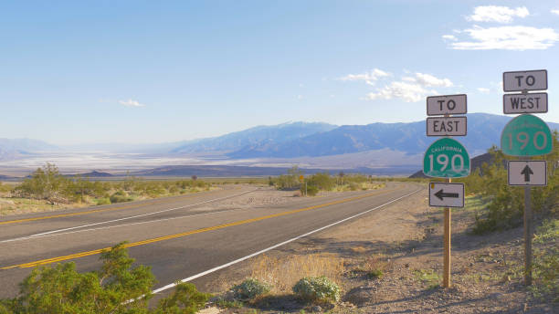 istock Scenic road through Death Valley National Park 1220076954