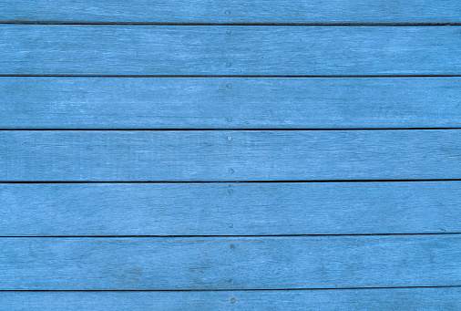 Close up shot details of rustic wood texture in blue pastel color