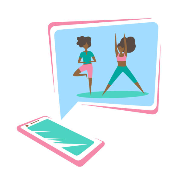 yoga-11 vector art illustration