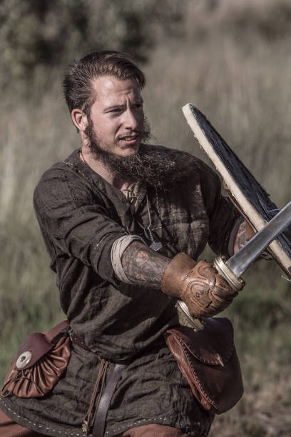 istock An individual viking warrior outdoors 1220090034