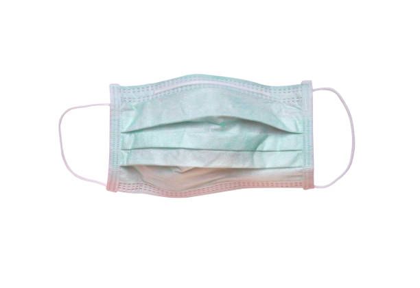 istock Medical mask or surgical isolated on white background , clipping path 1220097225