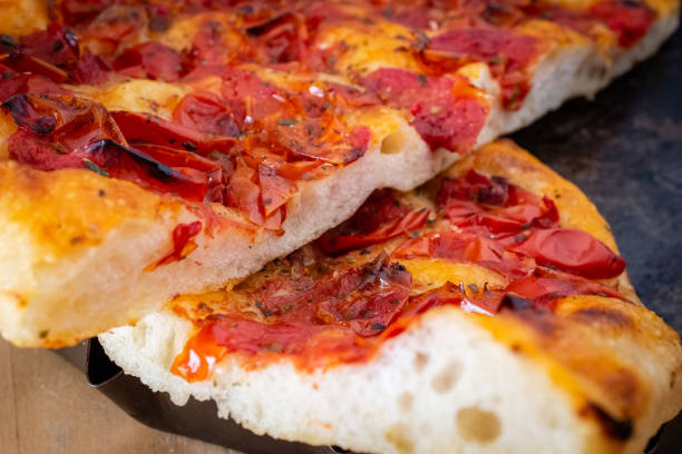 istock Delicious focaccia barese bread 1220097712