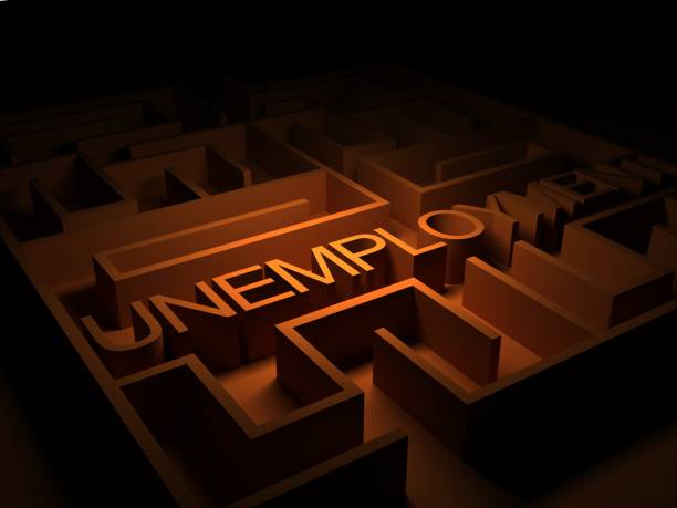 istock Unemployment lost problem job search labyrinth 1220098491