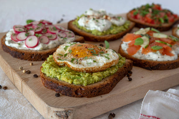 istock Different slices of bread for a meal 1220103229