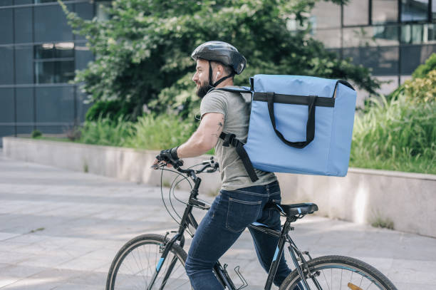 istock Food delivery boy 1220103856