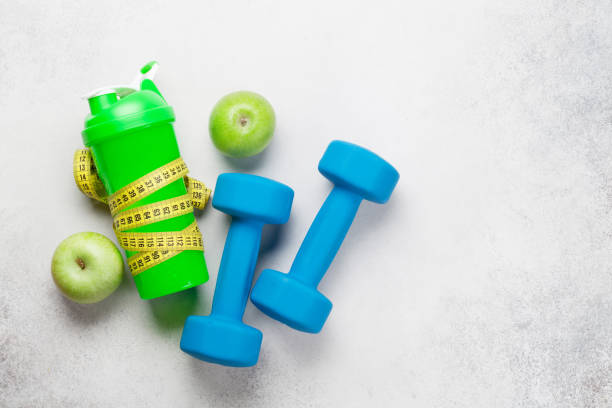 istock Fitness equipment for workout 1220106063