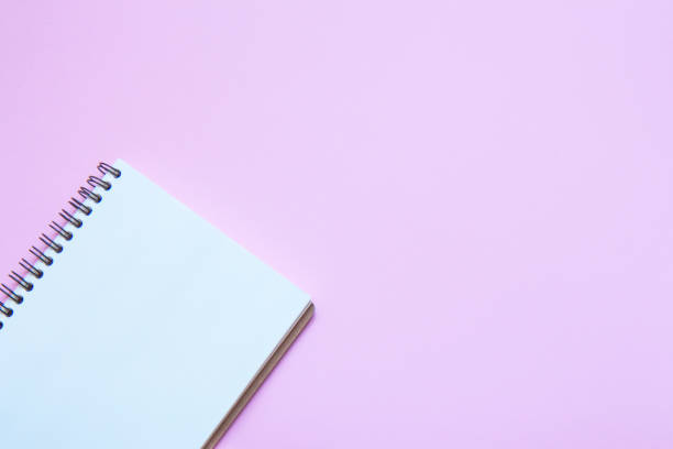 istock Set of stationery on pink background. Flat lay 1220106319