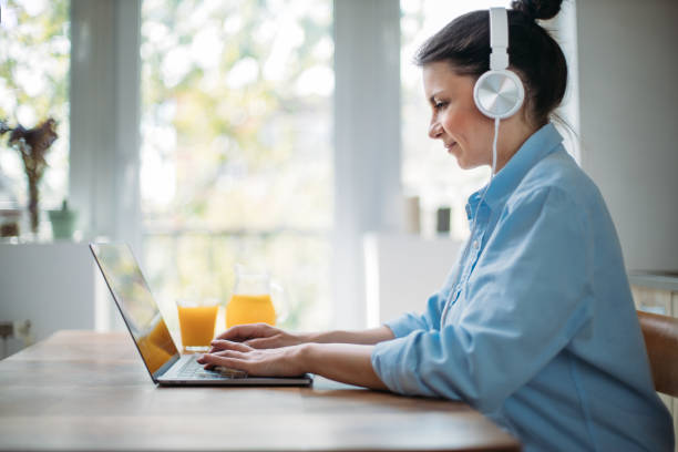 istock Young woman working from home 1220110072
