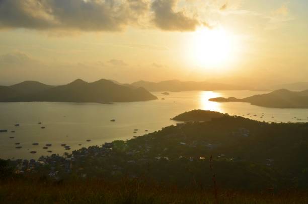 istock Sunset over Coron island archipelago Philippines 1220110431