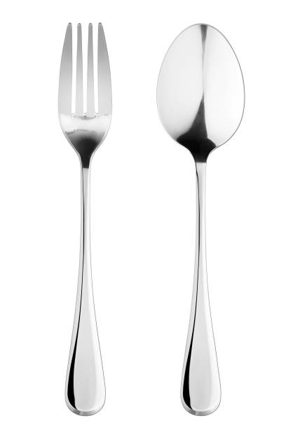 istock fork, spoon, cutlery isolated on white background, clipping path 1220111171