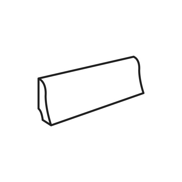 Skirting Board icon Vector mdf stock illustrations