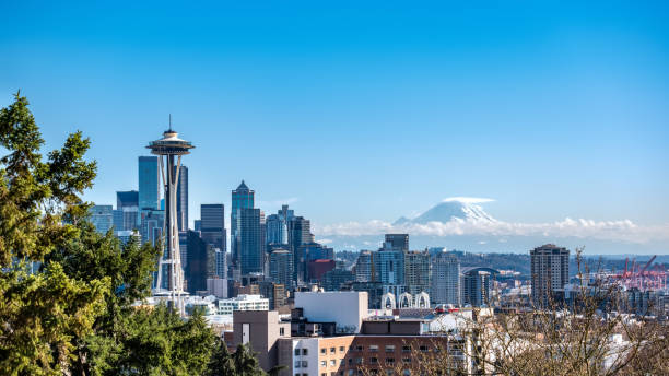 istock Seattle with Mt Rainier in the background 1220118338