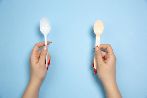 istock Eco-friendly life - organic made kitchenware in compare with polymers, plastics analogues. 1220123529