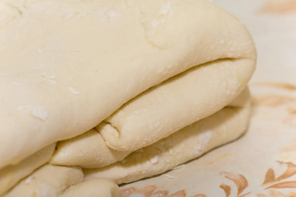 istock Making puff pastry on the old way 1220124025