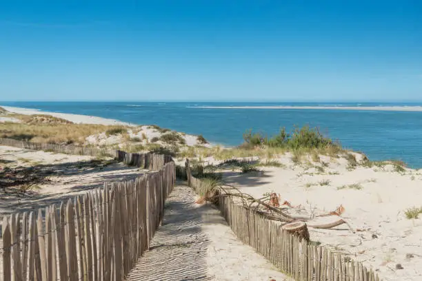 Photo of Arcachon Basin (France), Petit Nice beach and Arguin bank