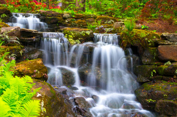 istock Waterfall in a woodland Scene--Gibson County Indiana 1220130751