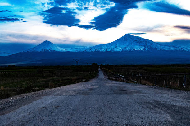 istock Road to Mount Ararat, Armenia 1220130945