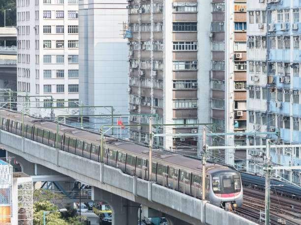 istock Train in Hong Kong 1220134505