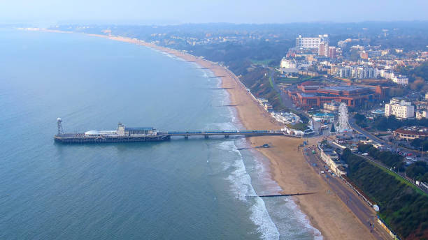 istock Bournemouth beach and pier in England 1220139997