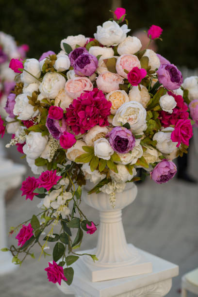 istock Beautiful arrangement for special wedding 1220143252