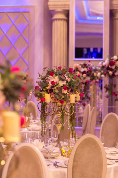 istock Beautiful arrangement for special wedding 1220143551