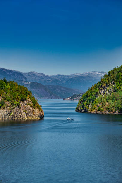 istock Lovrafjord in Rogaland, Norway 1220145529