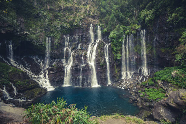 istock cascade langevin, reunion island 1220145691