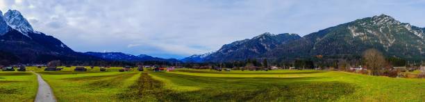 istock Panorama Landscape Alps Bavaria 1220146349