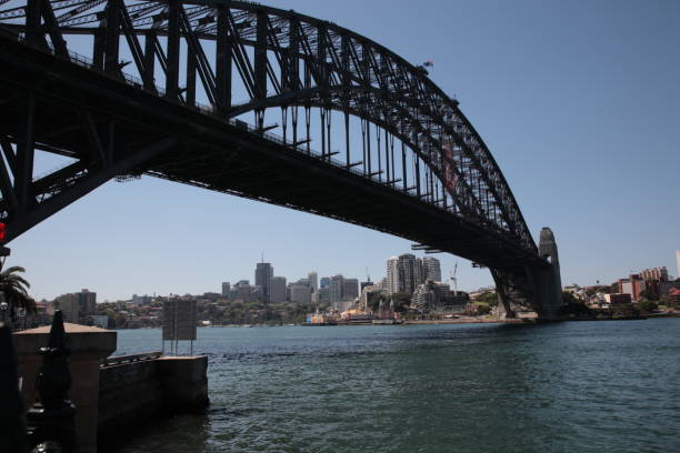 istock Sydney Cityscape and Harbour Bridge Australia 1220150676