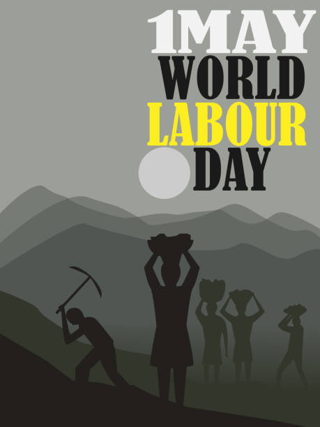 1st May World Labour Day vector illustration 1st May World Labour Day vector illustration Labor Day stock illustrations