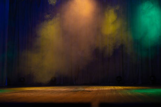 Observing Actors  Performing On Stage   From Backstage