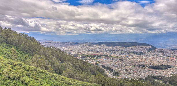 istock Quito cityscape from the Pichincha Volcano 1220152789