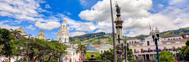 istock Colonial center of Quito, Ecuador 1220153075