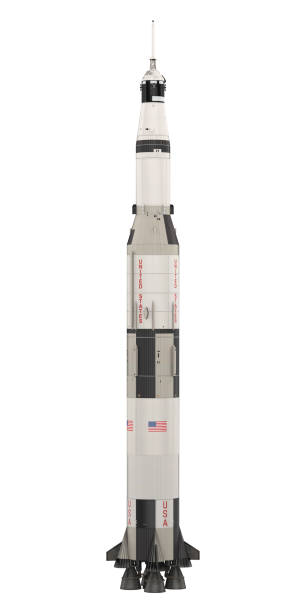Saturn V Rocket Isolated Stock Photo - Download Image Now - Saturn 5,  Apollo Space Mission, Apollo - iStock
