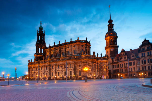 istock Catholic Court Church in Dresden, Germany 1220155857