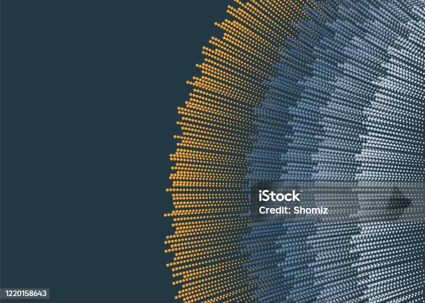 Vector Sphere Explosion Background Stock Illustration - Download Image Now - Abstract, Growth, Sparks