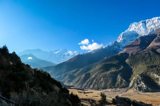 istock Ice Lake - Distant view on Annapurna chain 1220165441