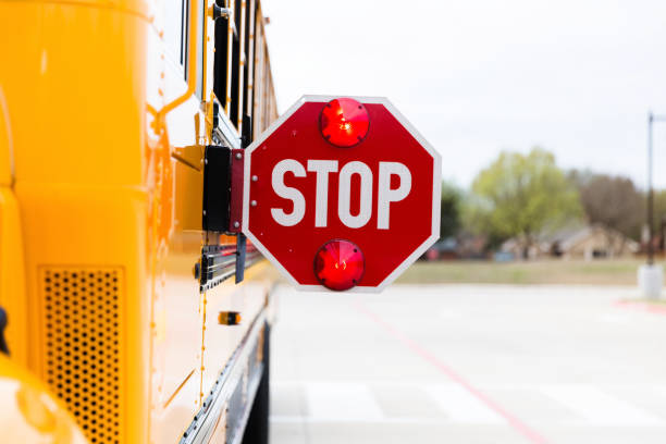 istock An activated stop sign on school bus 1220169239