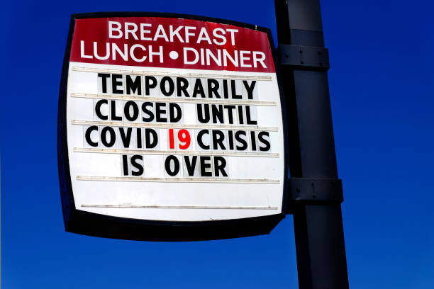 istock Covid-19 Coronavirus closed restaurant business food dining under quarantine 1220170066